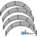 A & I Products Brake Lining Kit (Set of 4 w/ Rivets) 2" x2" x14" A-JT9170